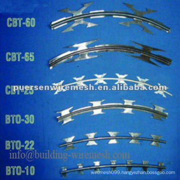 BTO Concertina Razor Barbed Wire Manufacturing